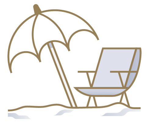 Genießen Sie den Strand